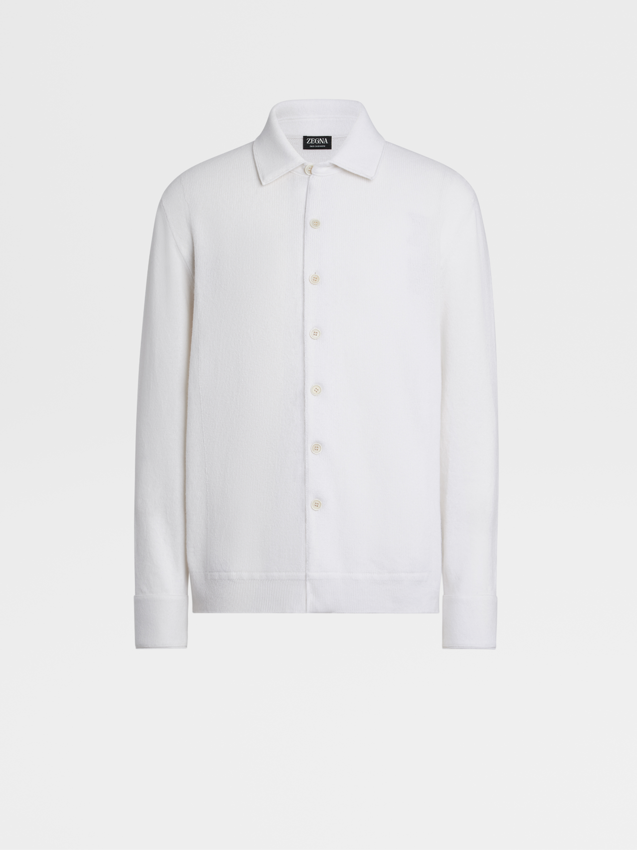 White Mélange Oasi Cashmere Shirt